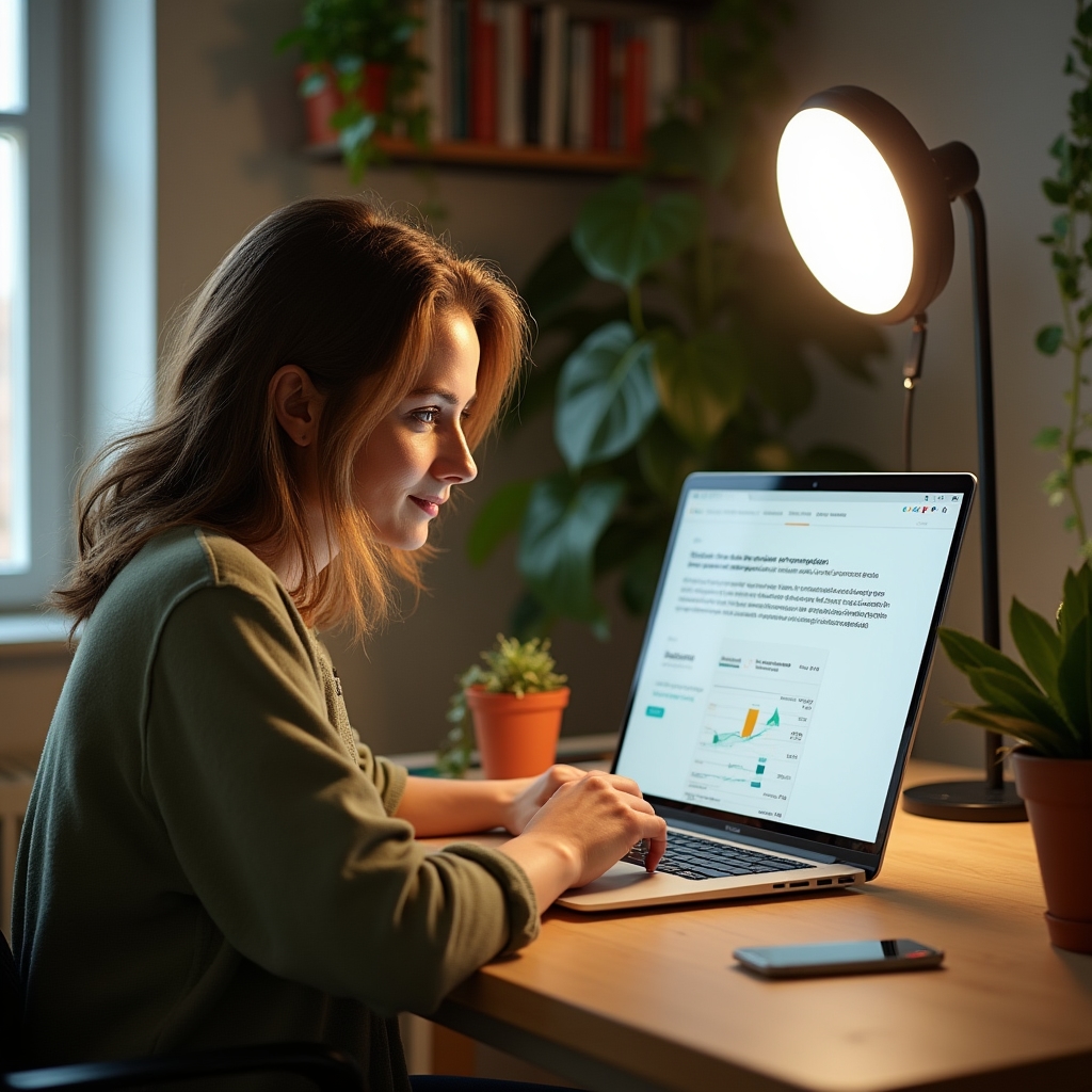 Schermo di laptop che mostra la piattaforma di corsi Lorvantix